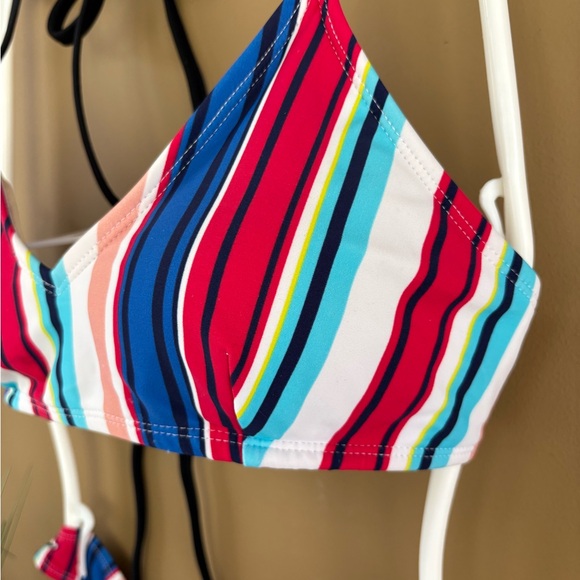 Striped Multicolor Bikini Set - Picture 2 of 2